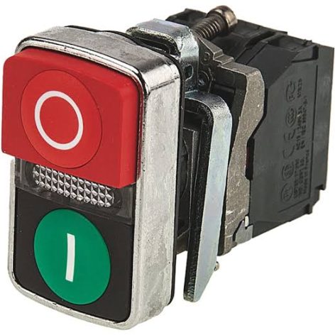 شستی دوبل چراغ‌دار XB4BW7373M5